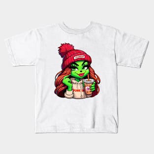 MAMA GRINCH Kids T-Shirt